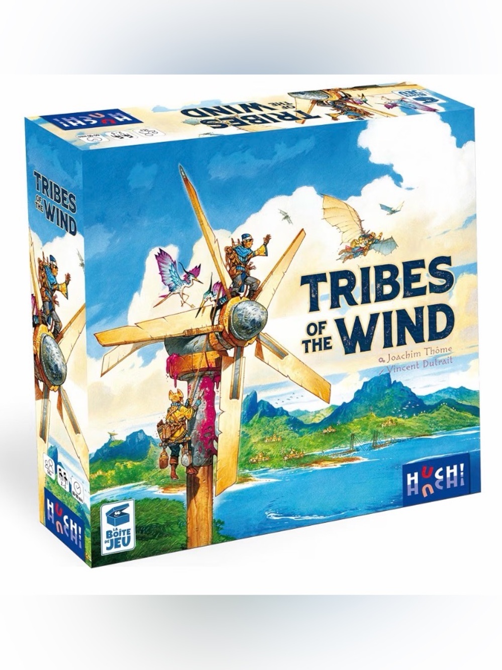 Tribes of the Wind Family Board Game - Blue & Tan